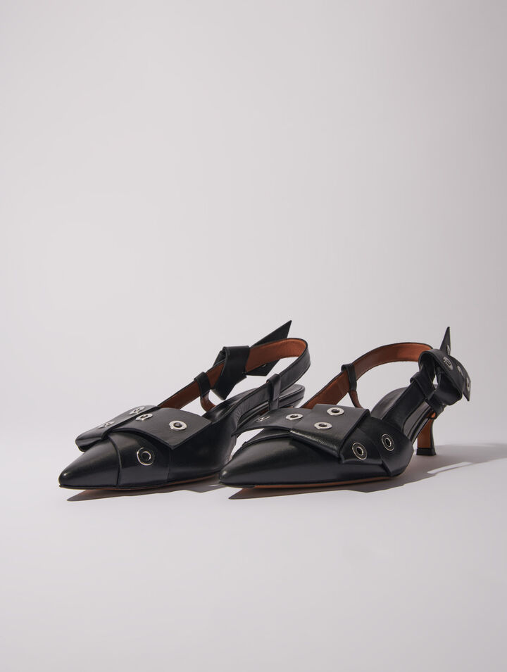 Tacones de punta fina