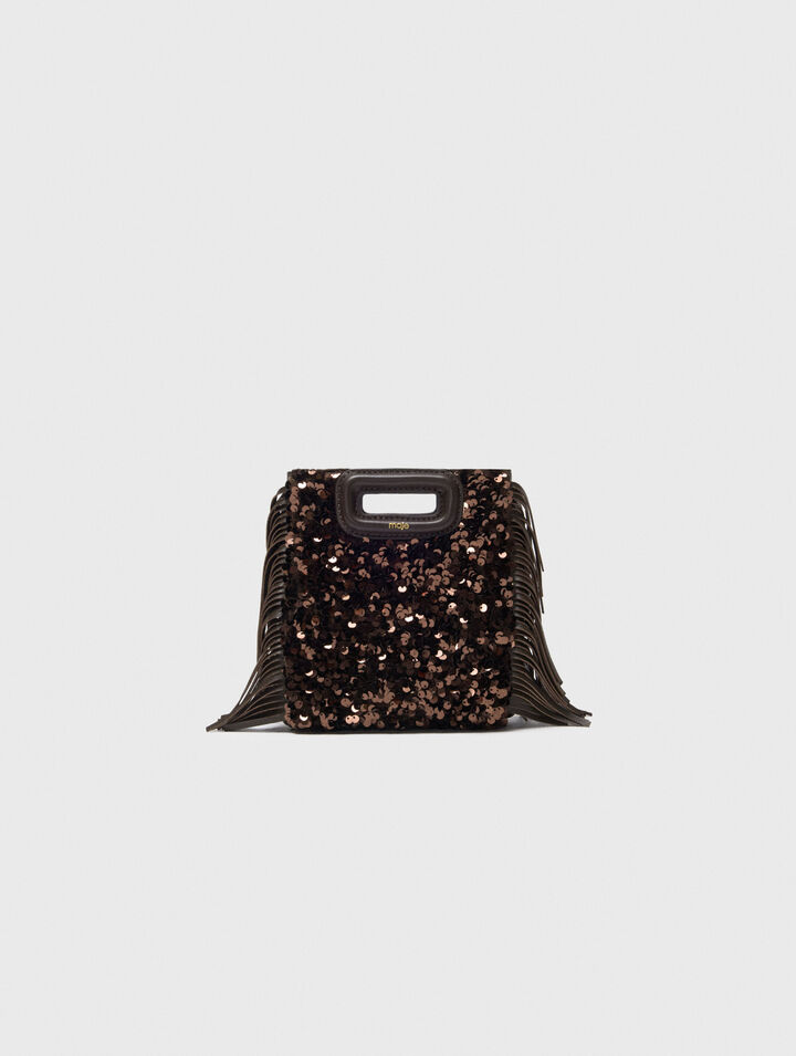 Bolso M mini de lentejuelas