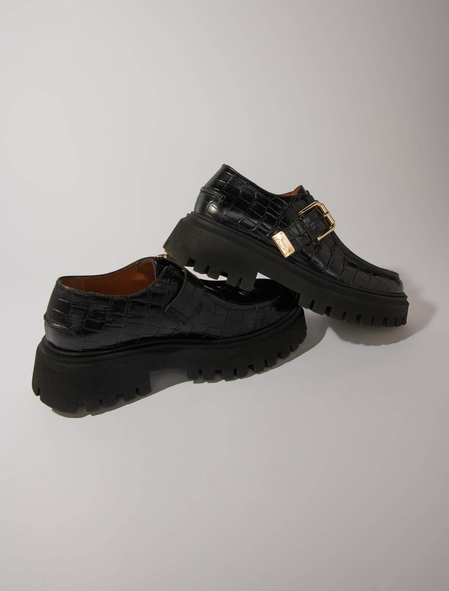 Derby chunky de piel