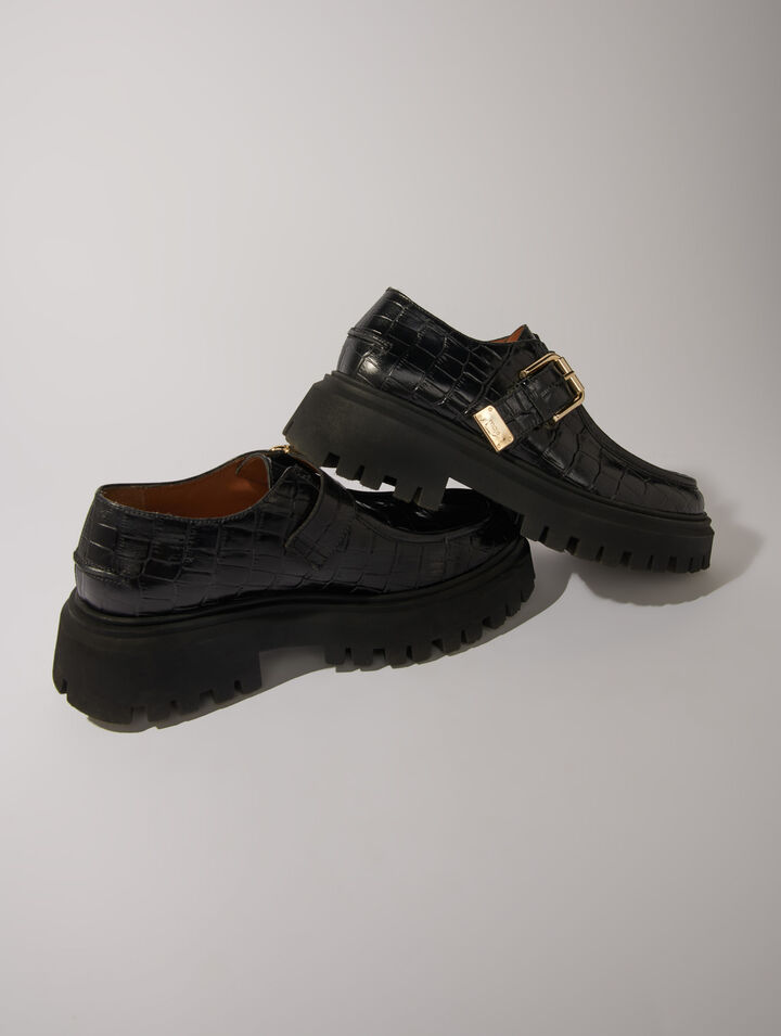 Derby chunky de piel