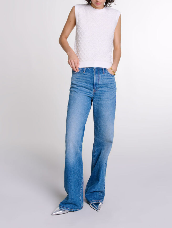 Jersey de punto sin mangas