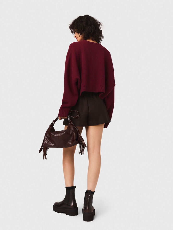 Pantalón corto trampantojo