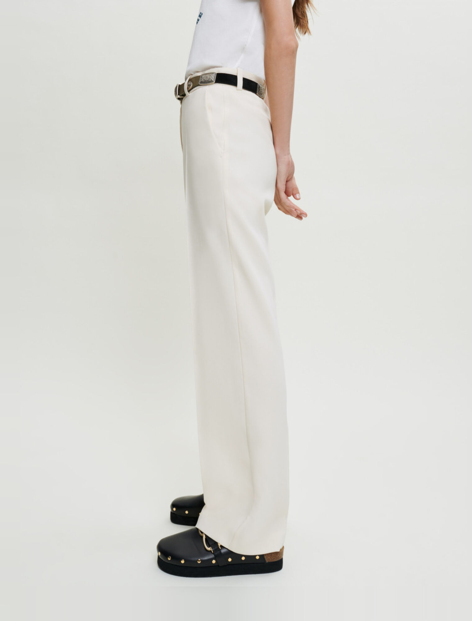 Pantalón de traje amplio 