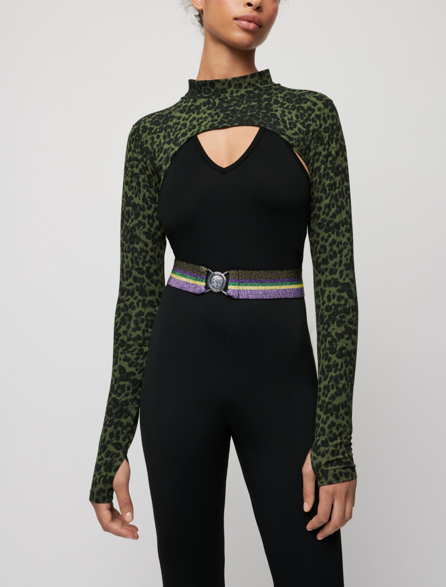 Minicrop top estampado