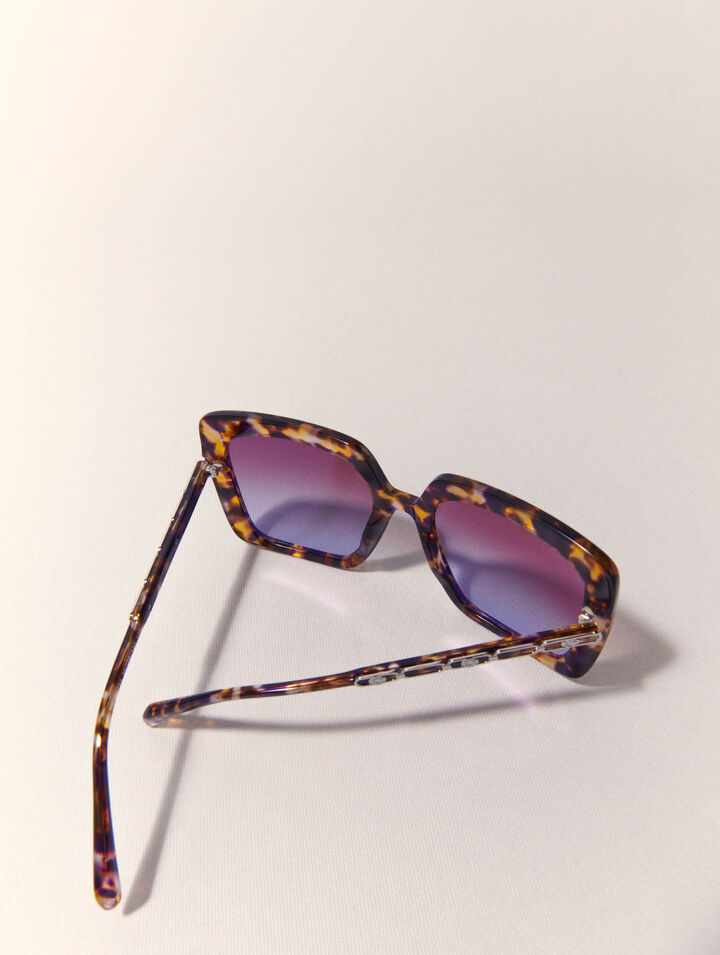Gafas rectangulares de acetato