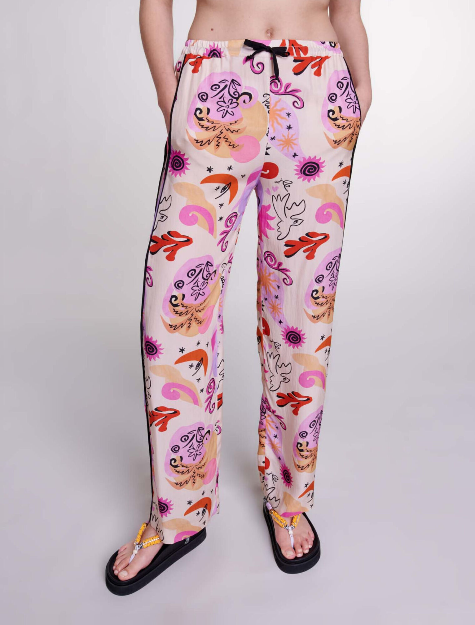 Pantalón de seda