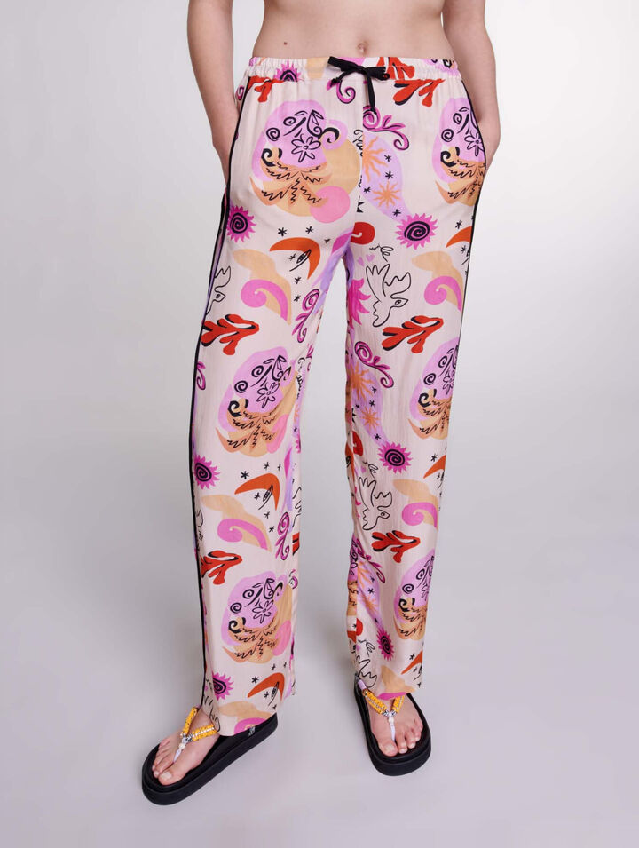 Pantalón de seda
