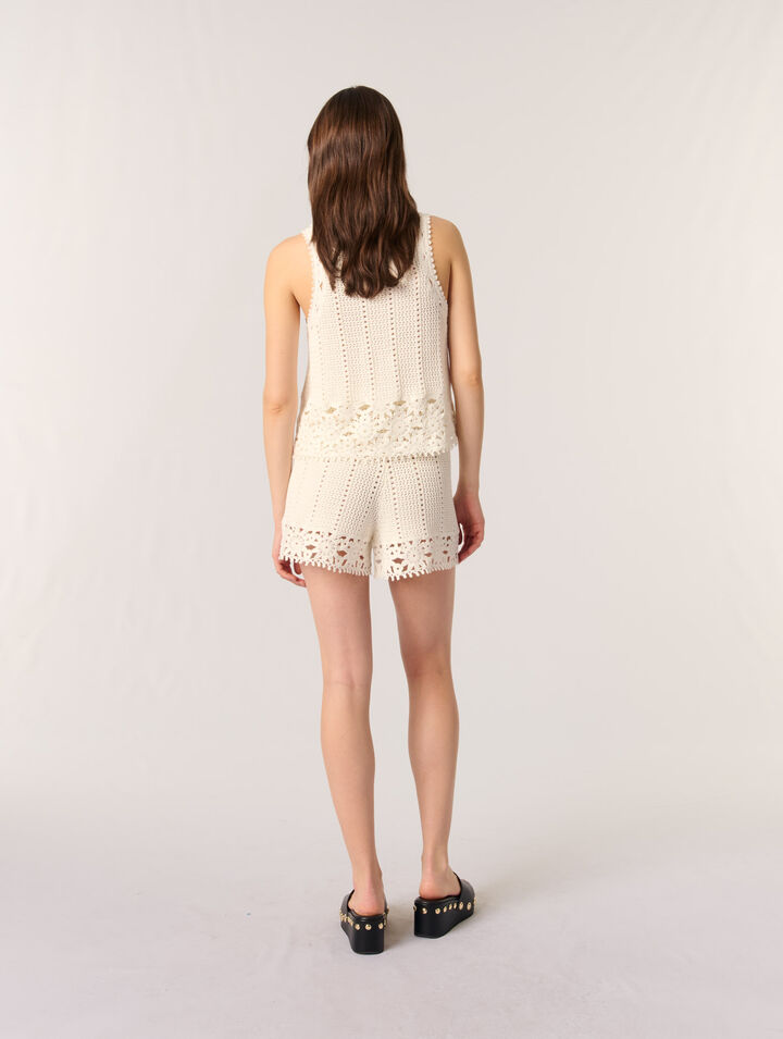 Short de ganchillo