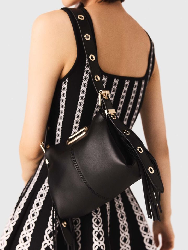 Bolso Miss M mini con asa dorada