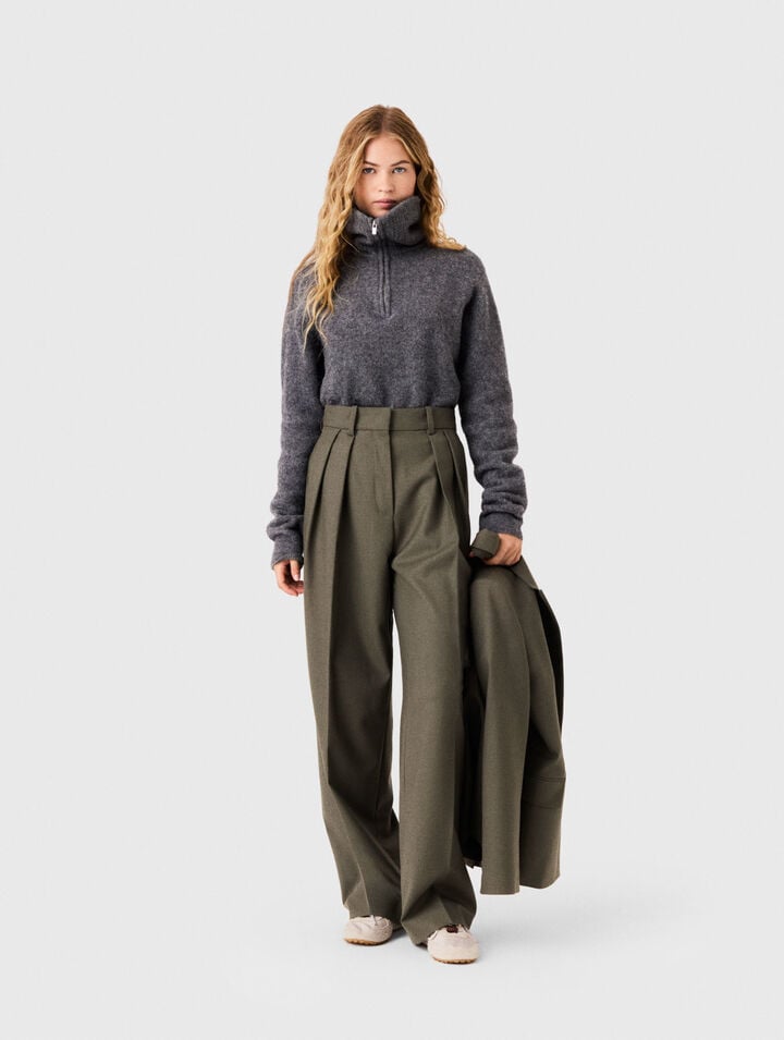 Pantal&oacute;n sastre ancho con pinzas