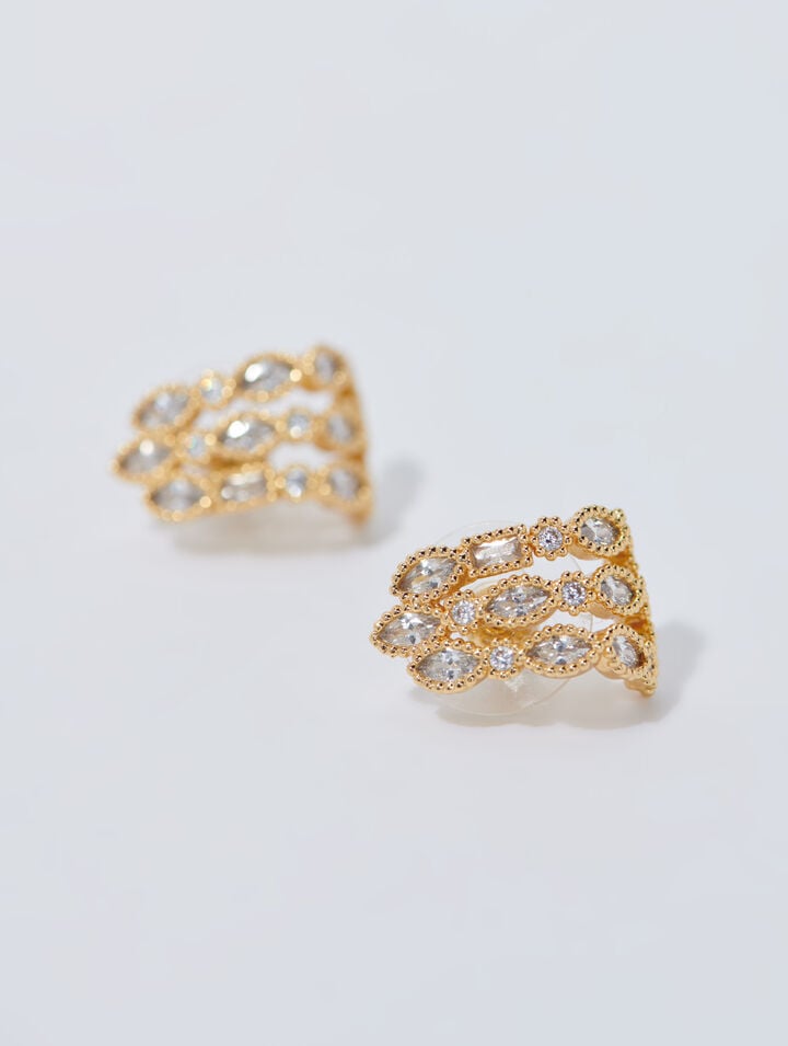 Pendientes con brillantes