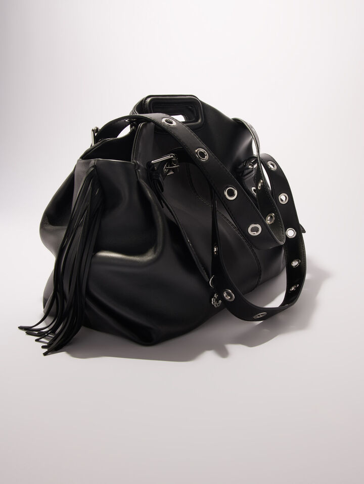 Bolso Miss M XL de cuero liso