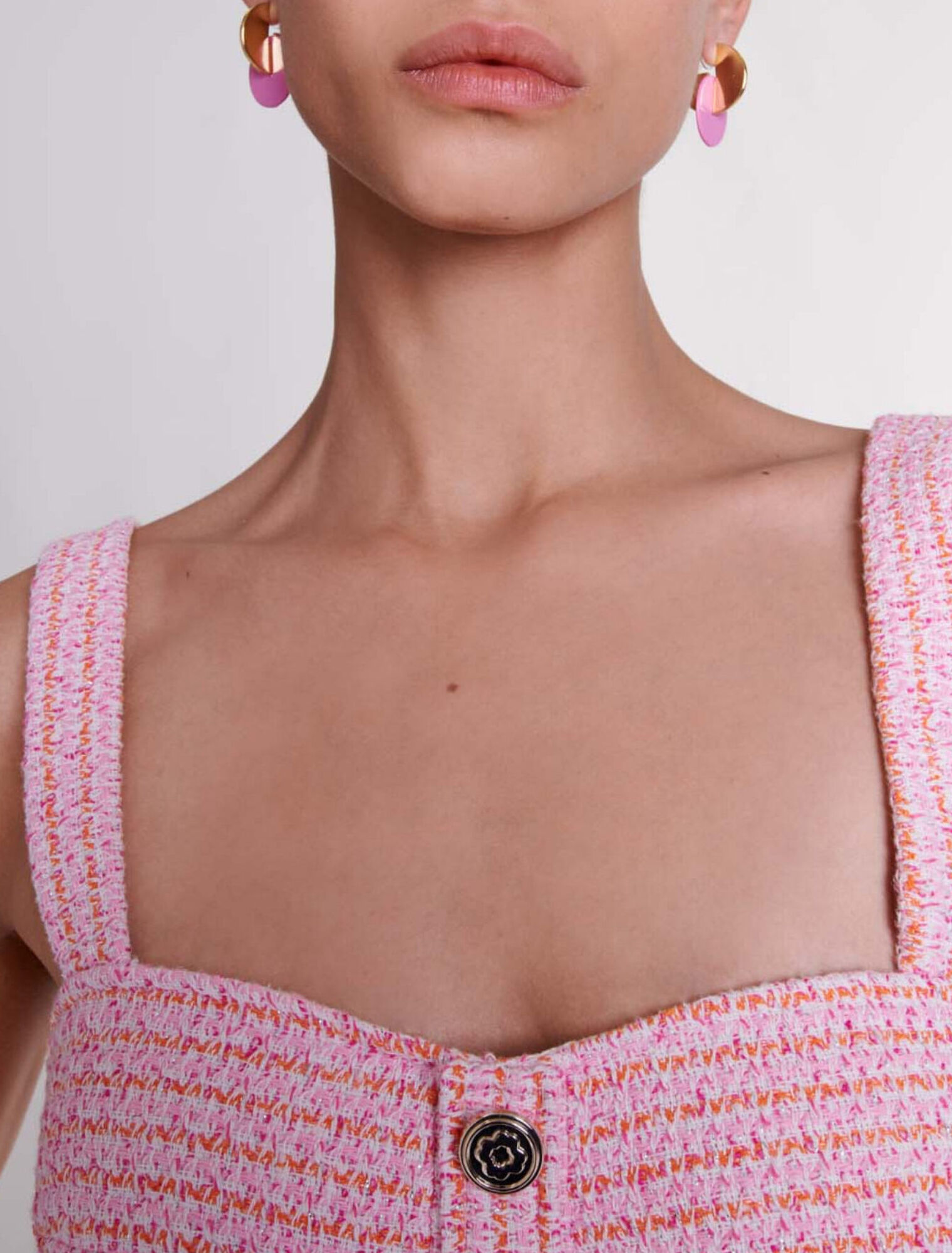 Crop top en tweed