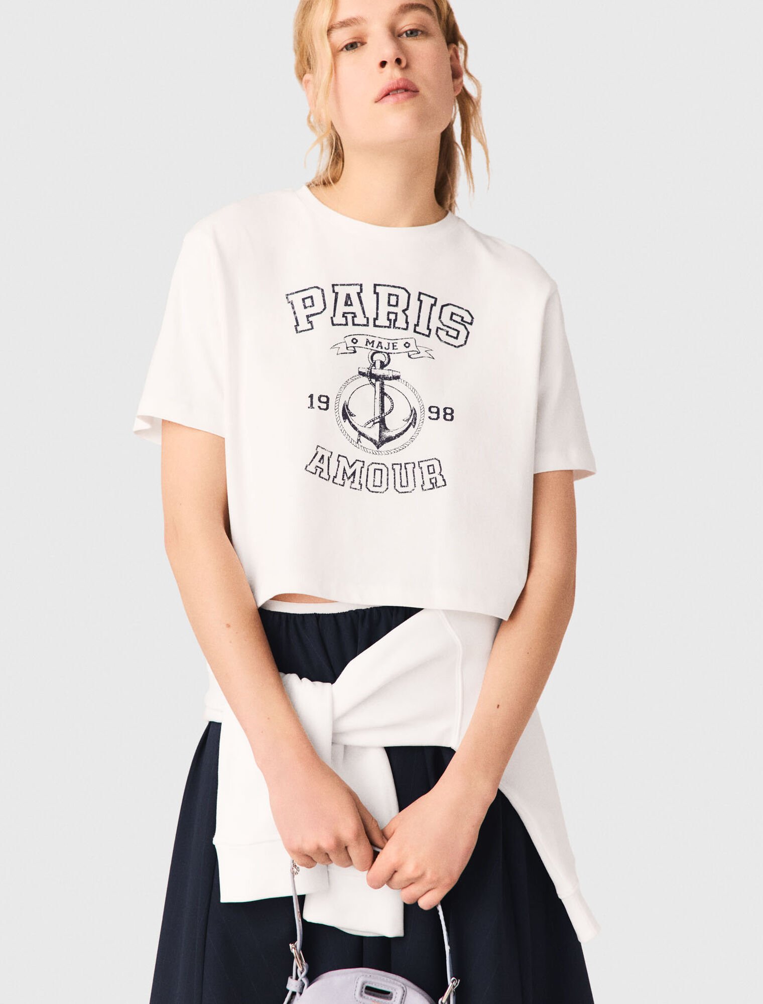 Camiseta con estampado marinero