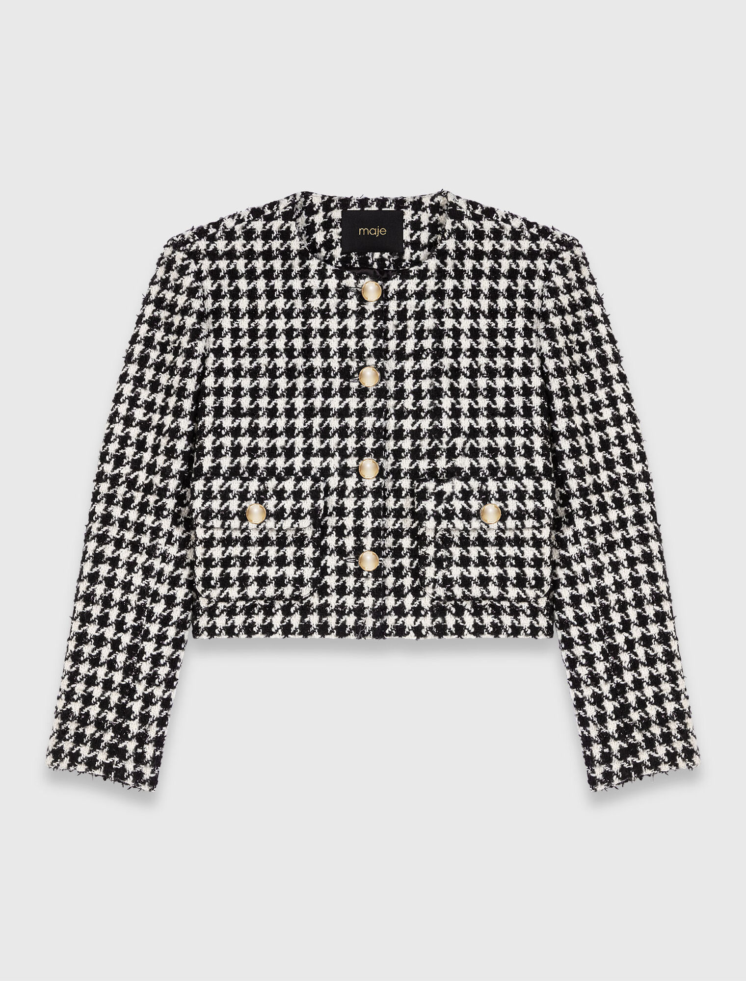 Chaqueta corta de tweed