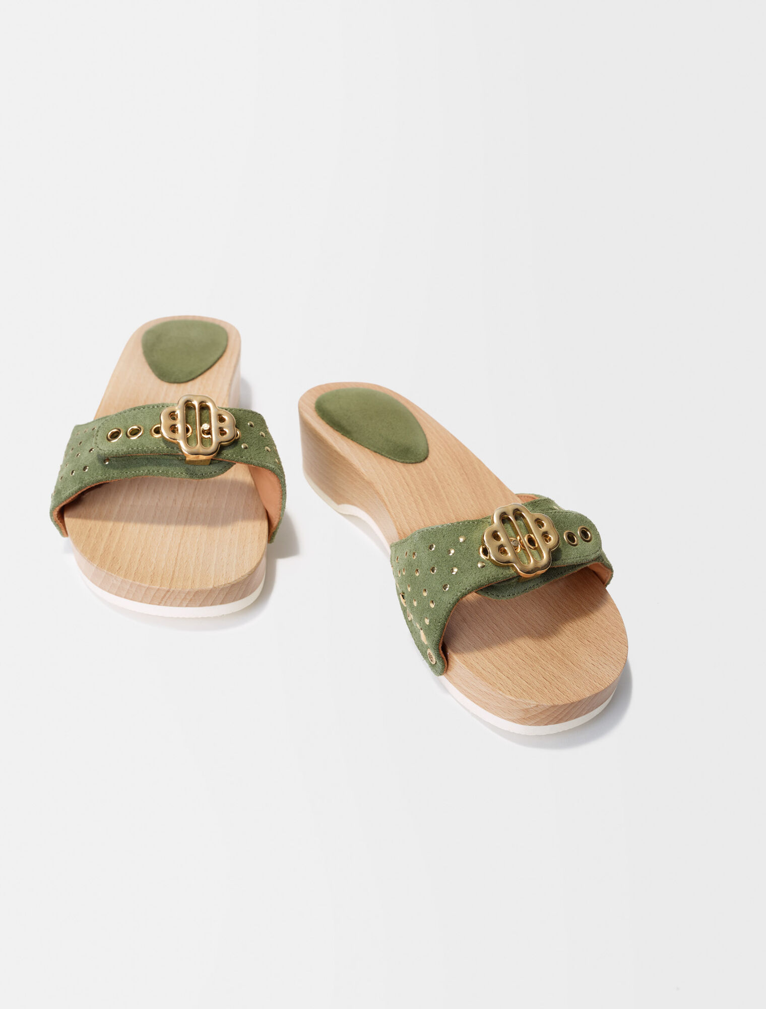 Sandalias con logo Clover
