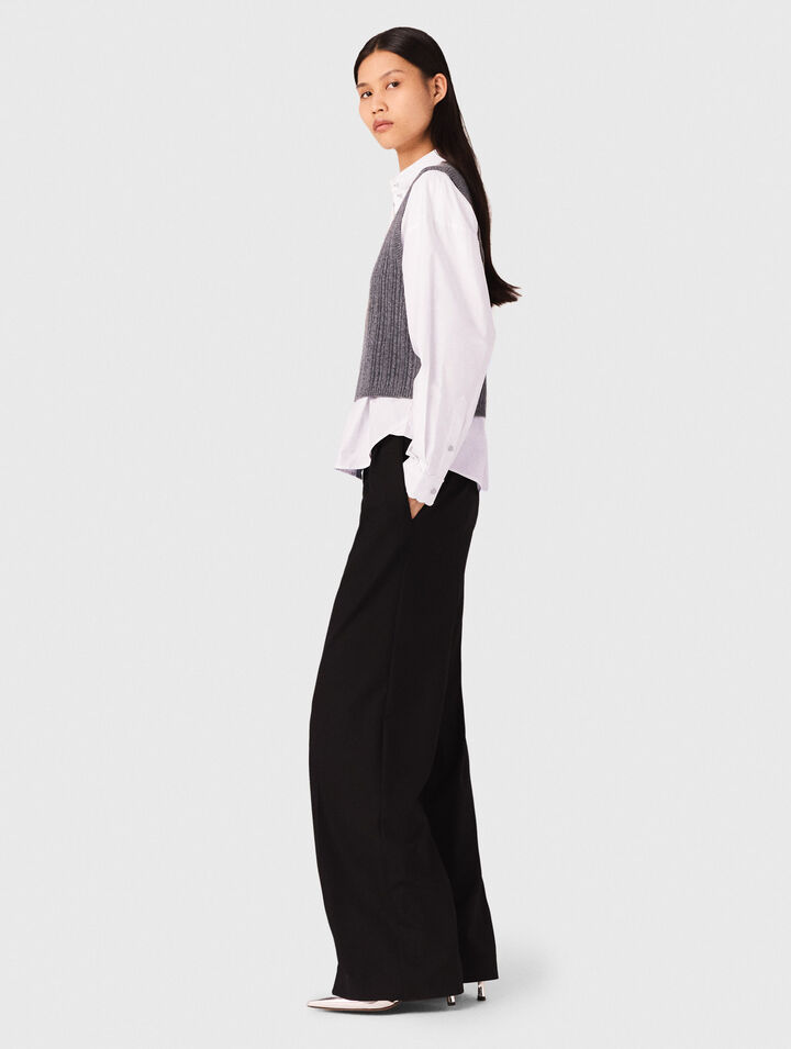 Pantalón de traje ancho