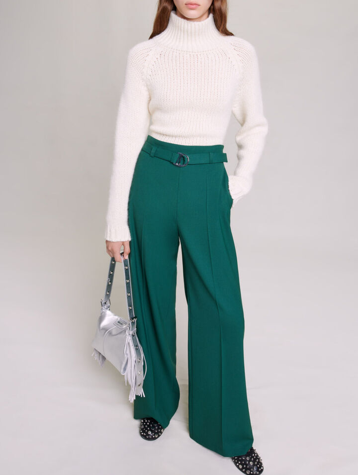 Pantalón de traje ancho
