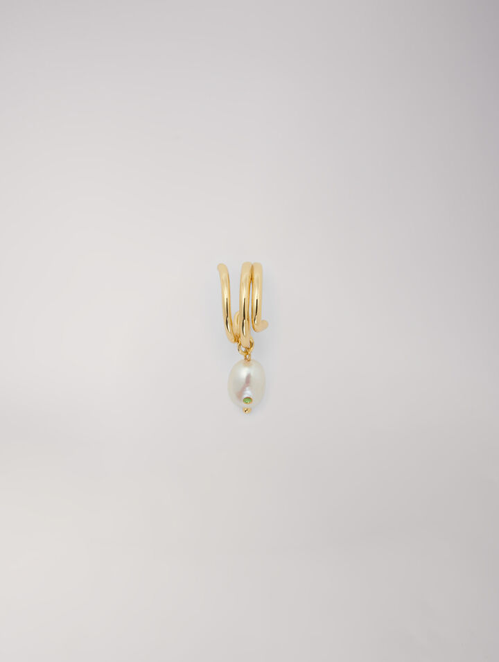 Pendientes adornados con abalorio