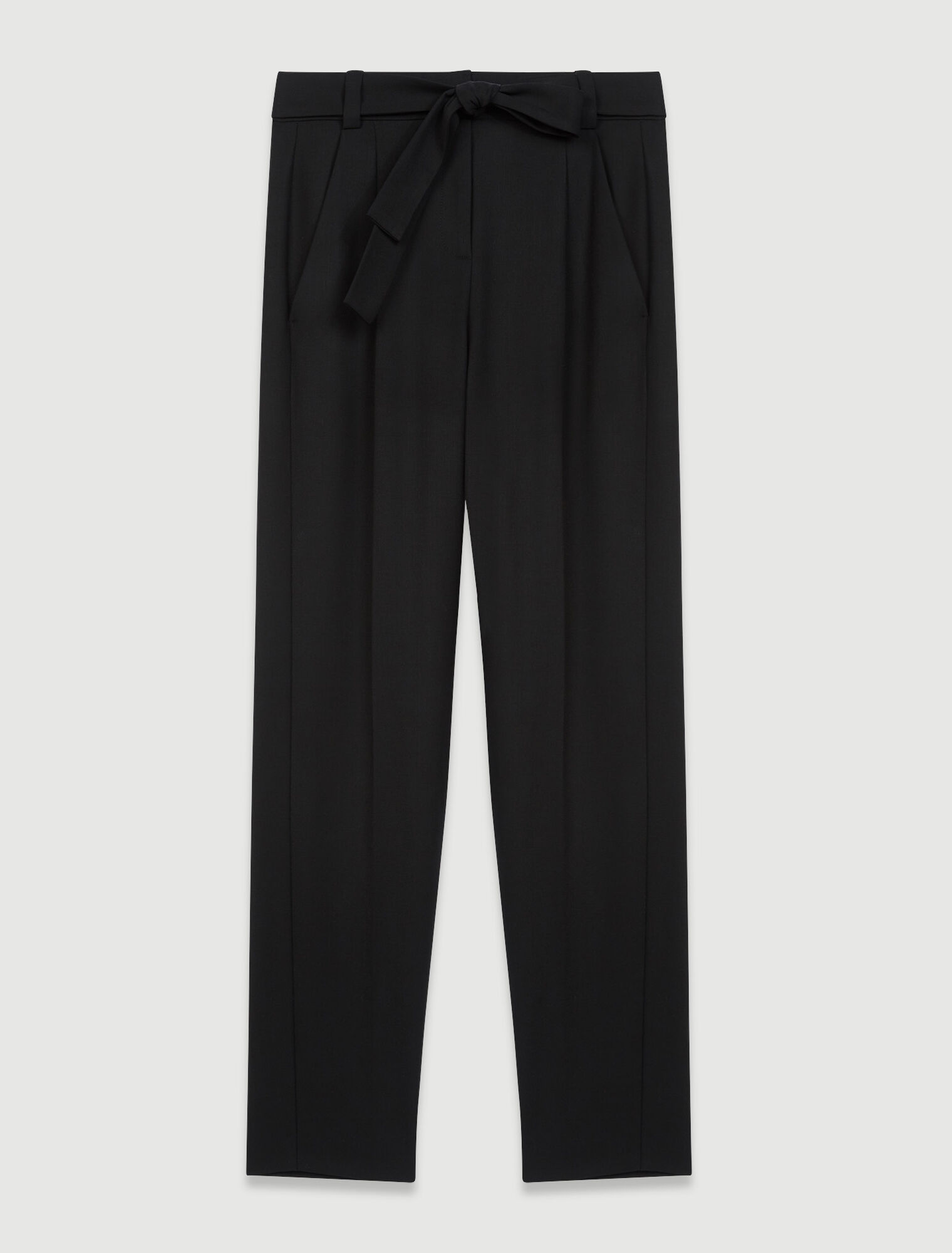 Pantalón de talle alto con cinturón