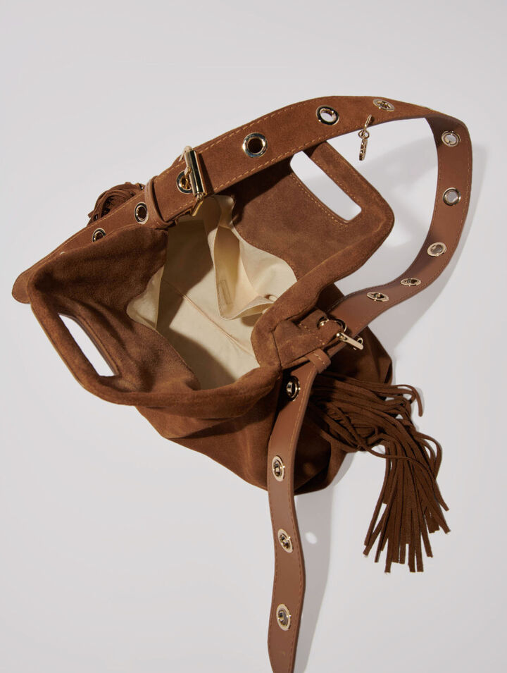 Bolso Miss M de gamuza