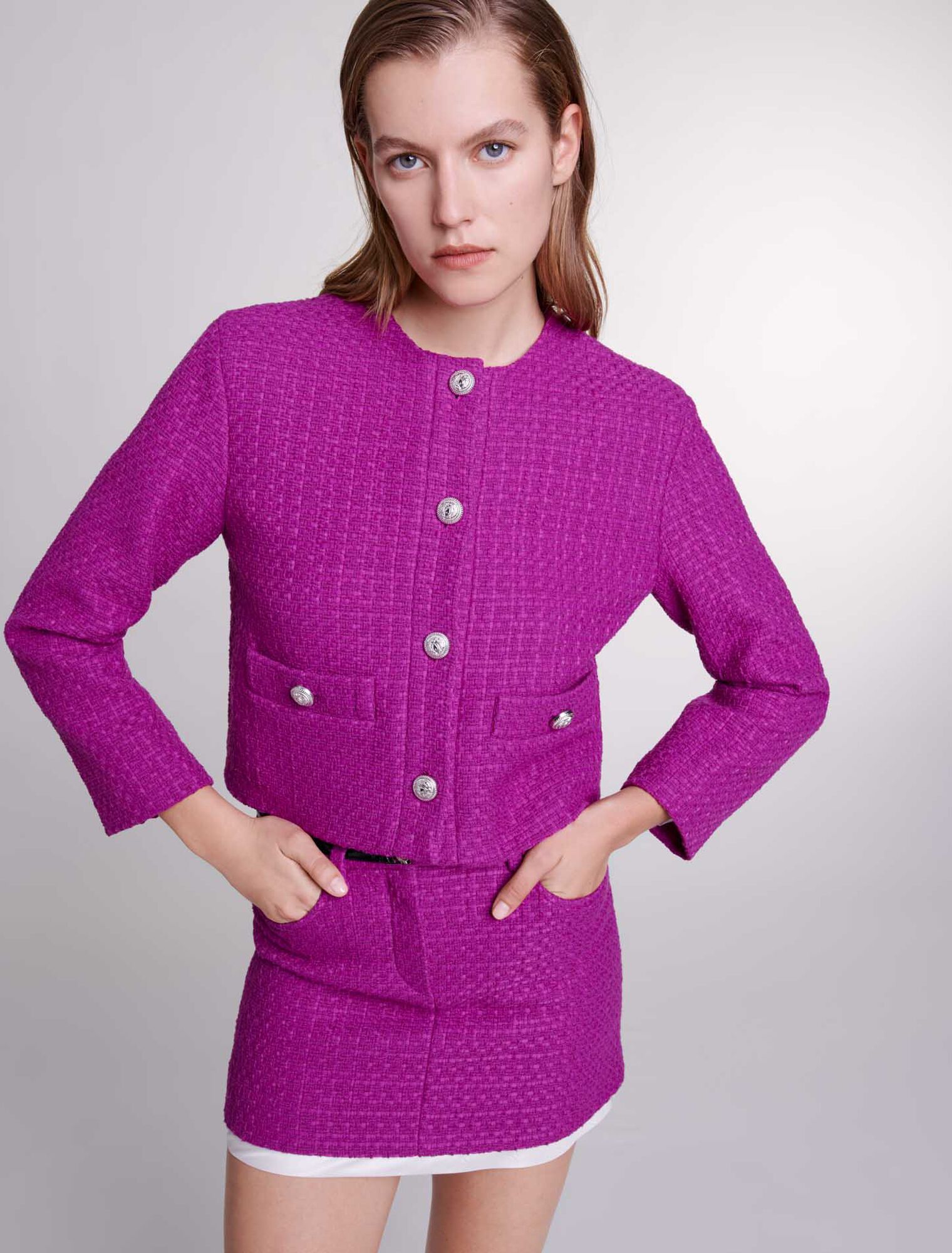 Minifalda de tweed