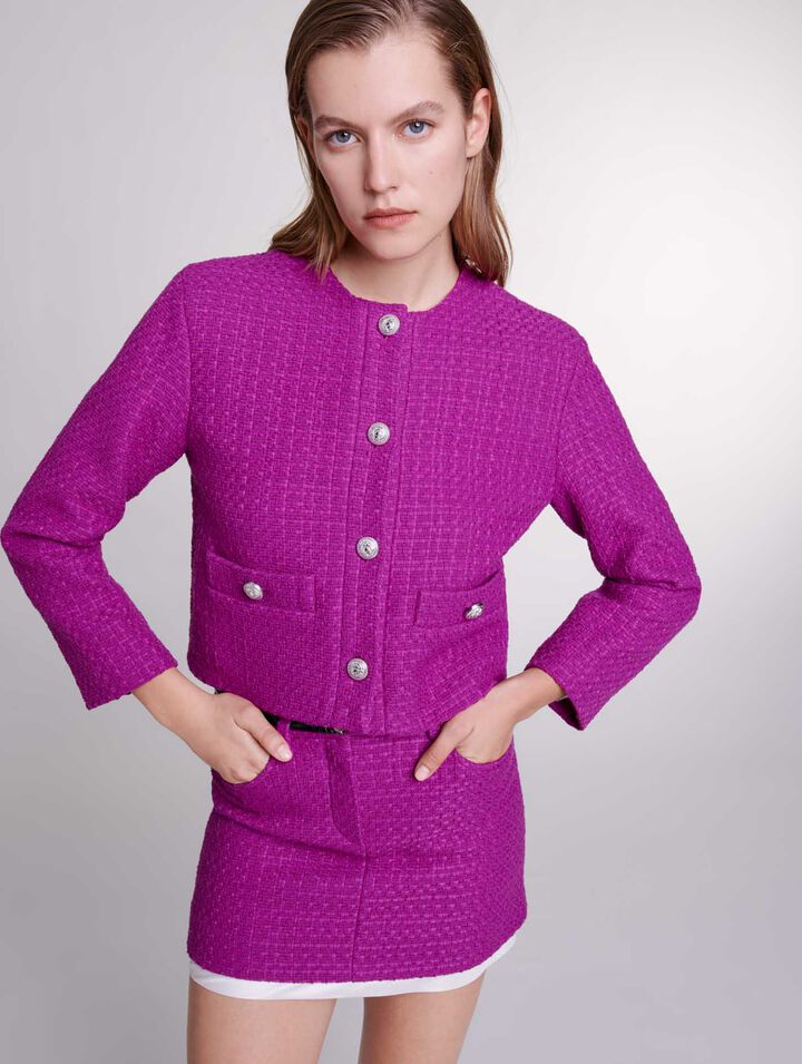 Minifalda de tweed