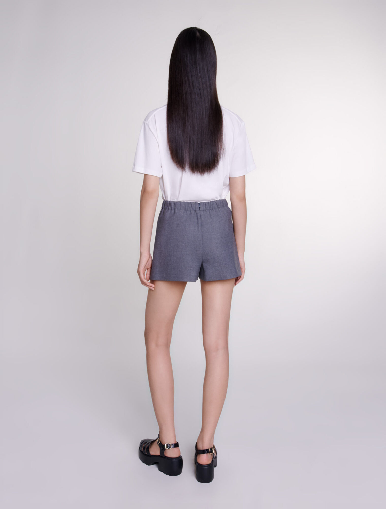 Falda pantalón asimétrica