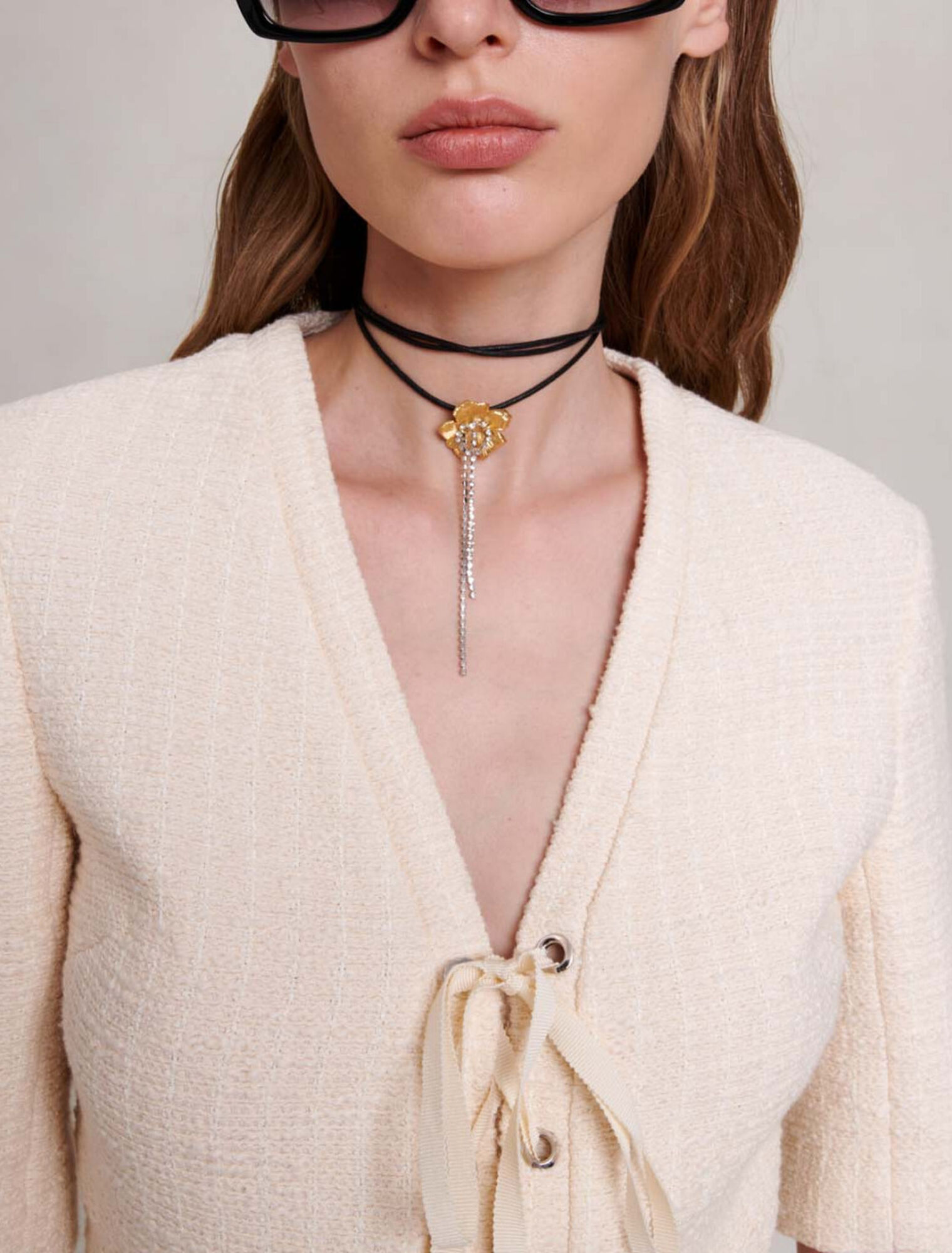 Vestido corto de tweed