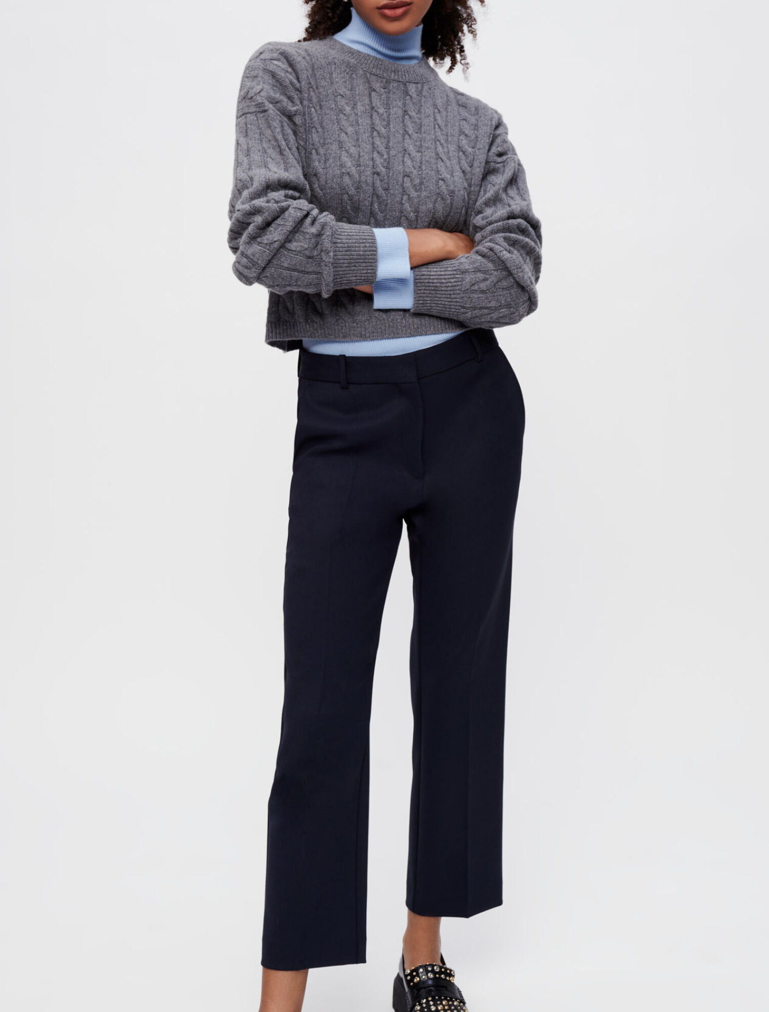Pantalón de traje recto