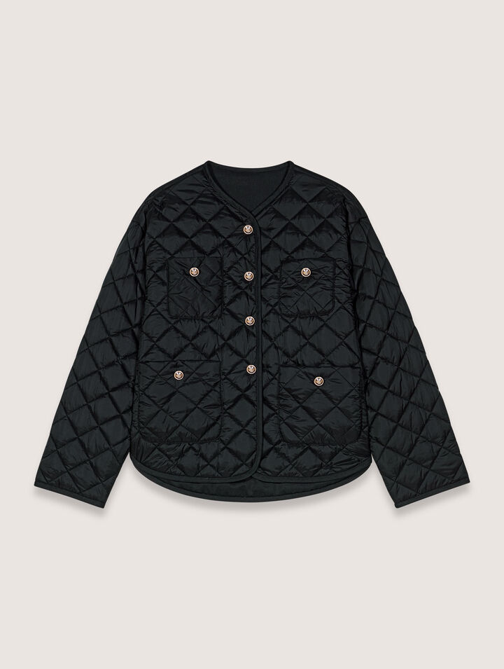Abrigo acolchado reversible