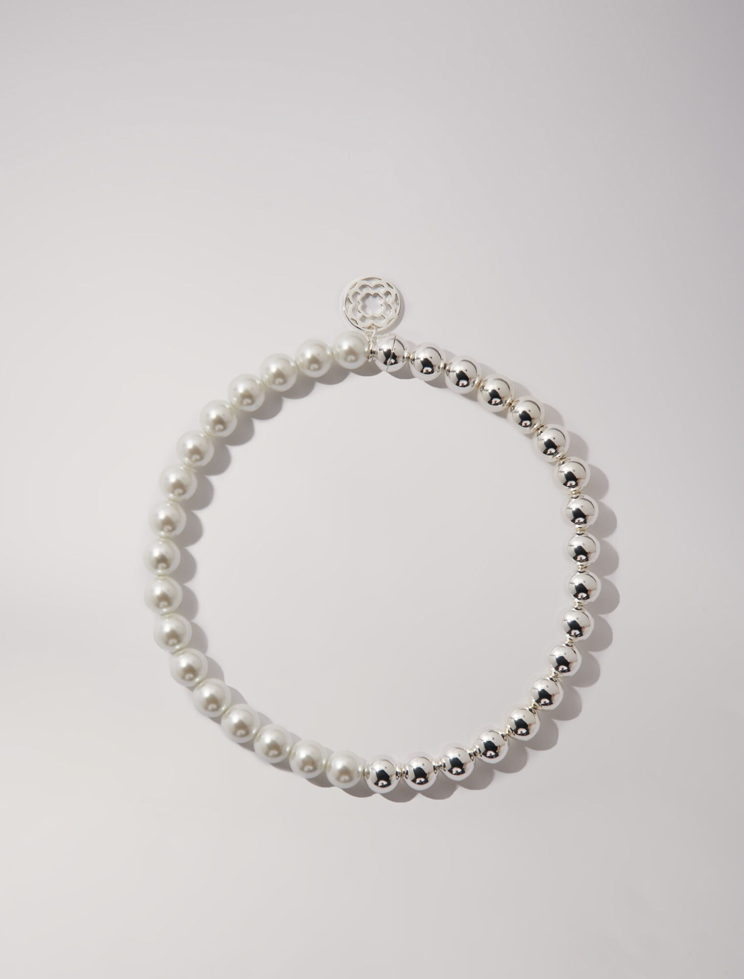 Collar choker de cuentas mixtas