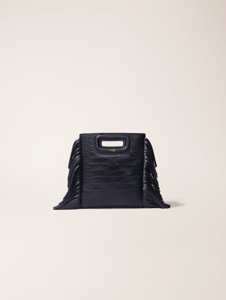 Bolso M Mini de piel de cocodrilo