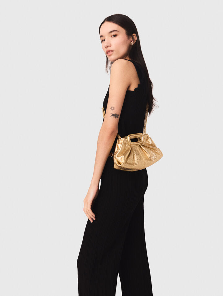 Clutch Milpli mini piel metalizada