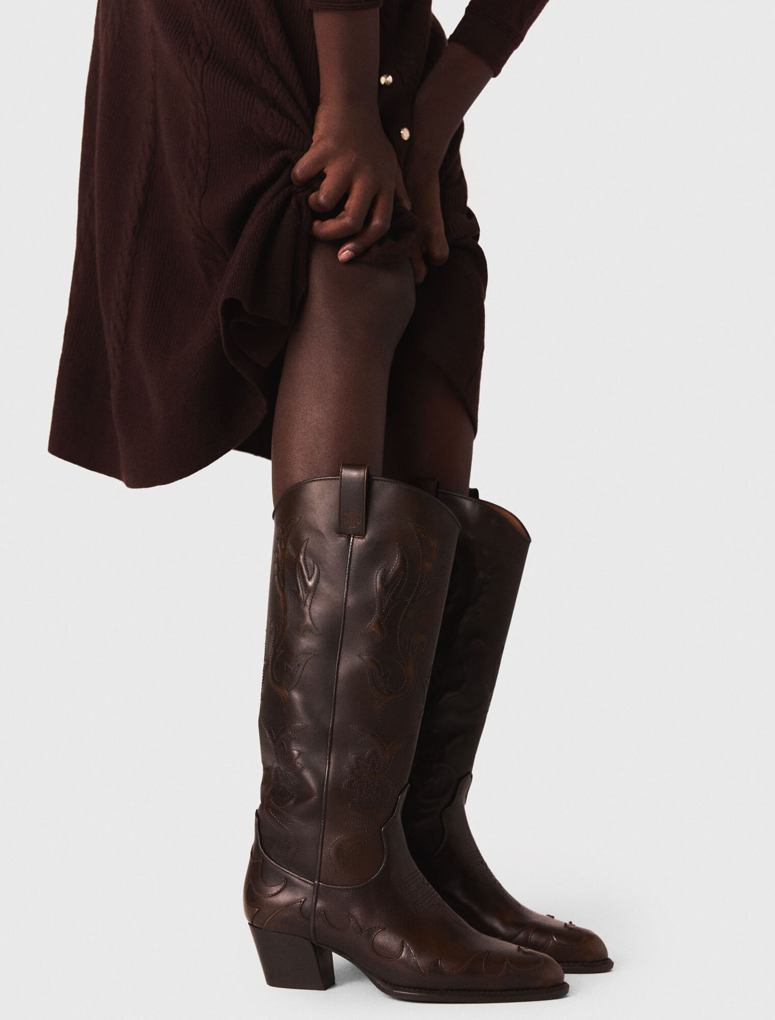 Botas cowboy de cuero