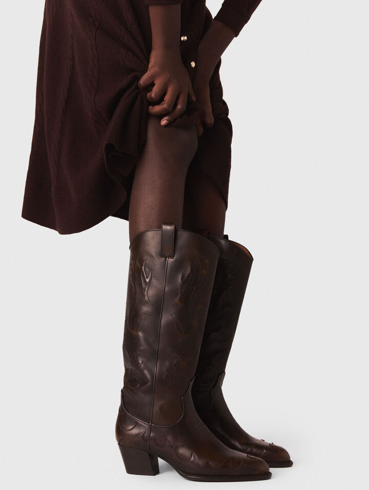 Botas cowboy de cuero
