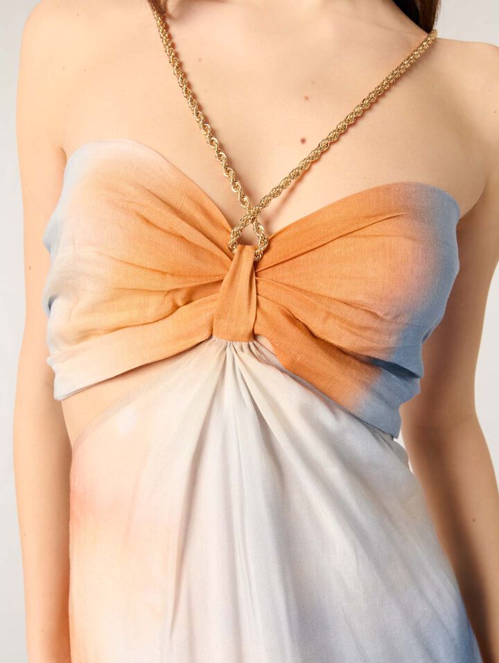 Vestido largo tie dye