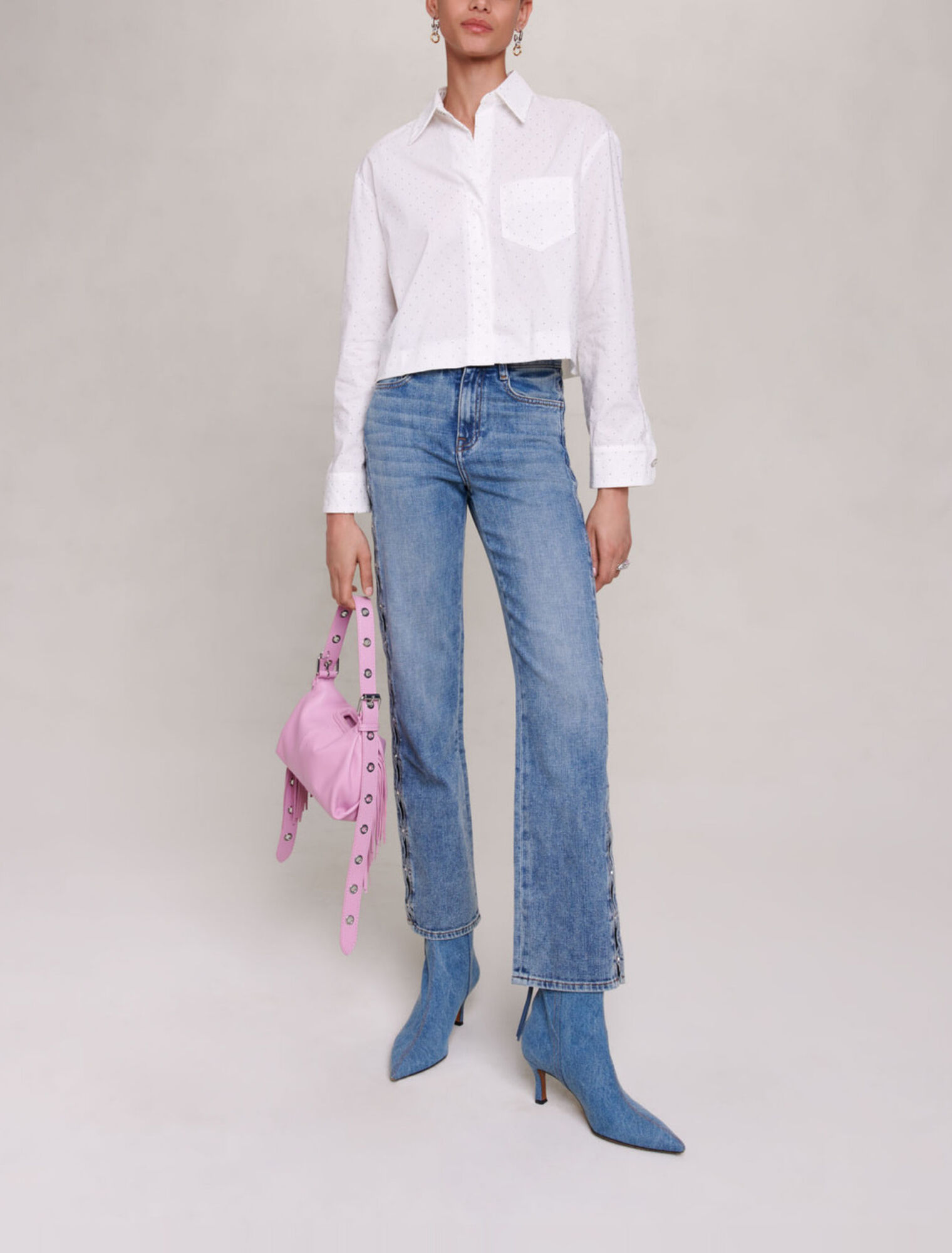Camisa con strass