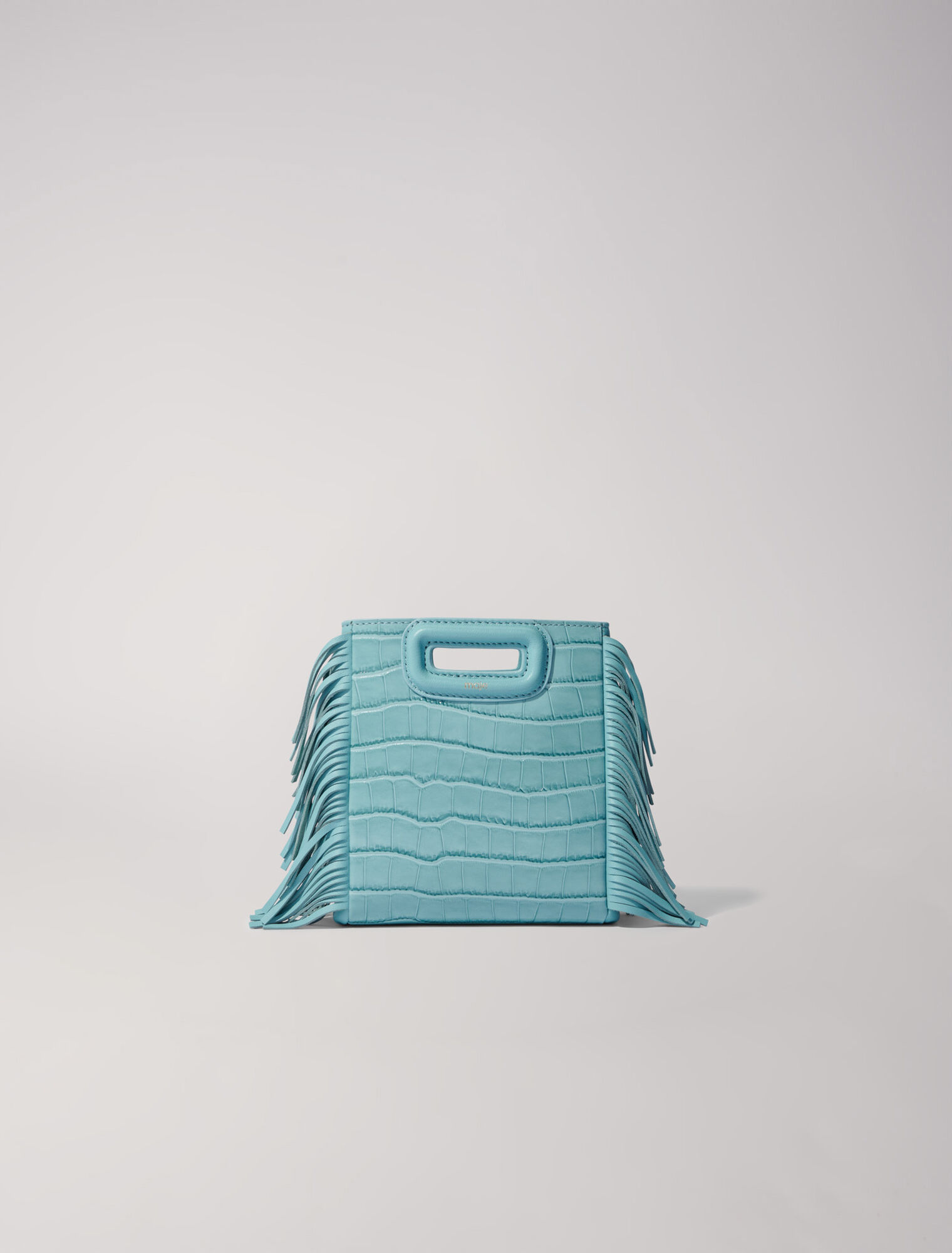 Bolso M Mini de piel de cocodrilo