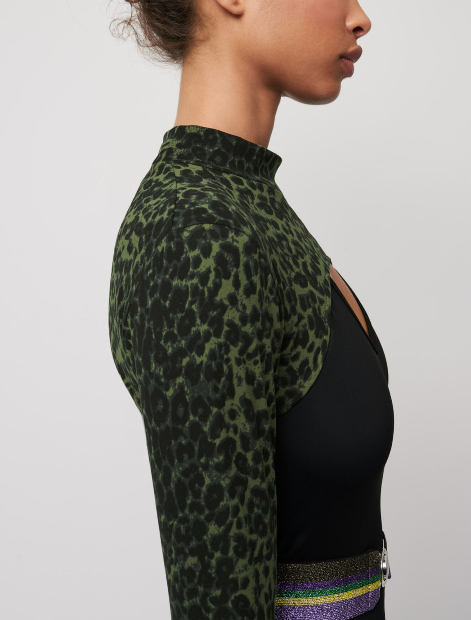 Minicrop top estampado