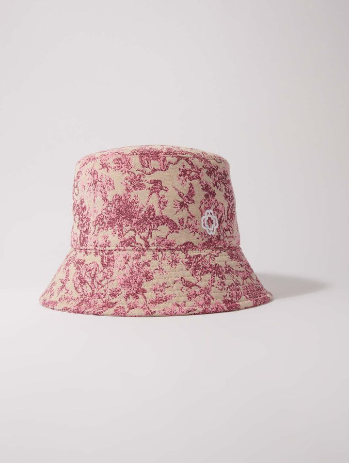 Gorro bob de algodón estampado