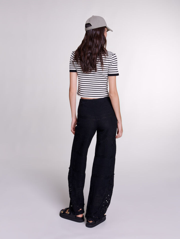 Pantalón de ganchillo