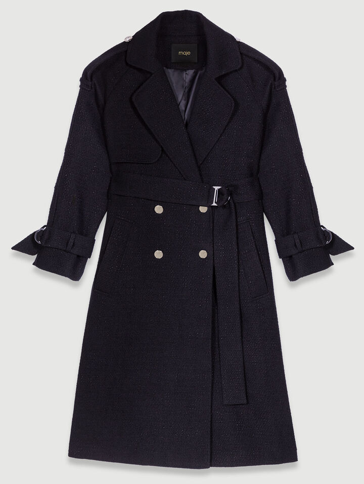Gabardina de tweed