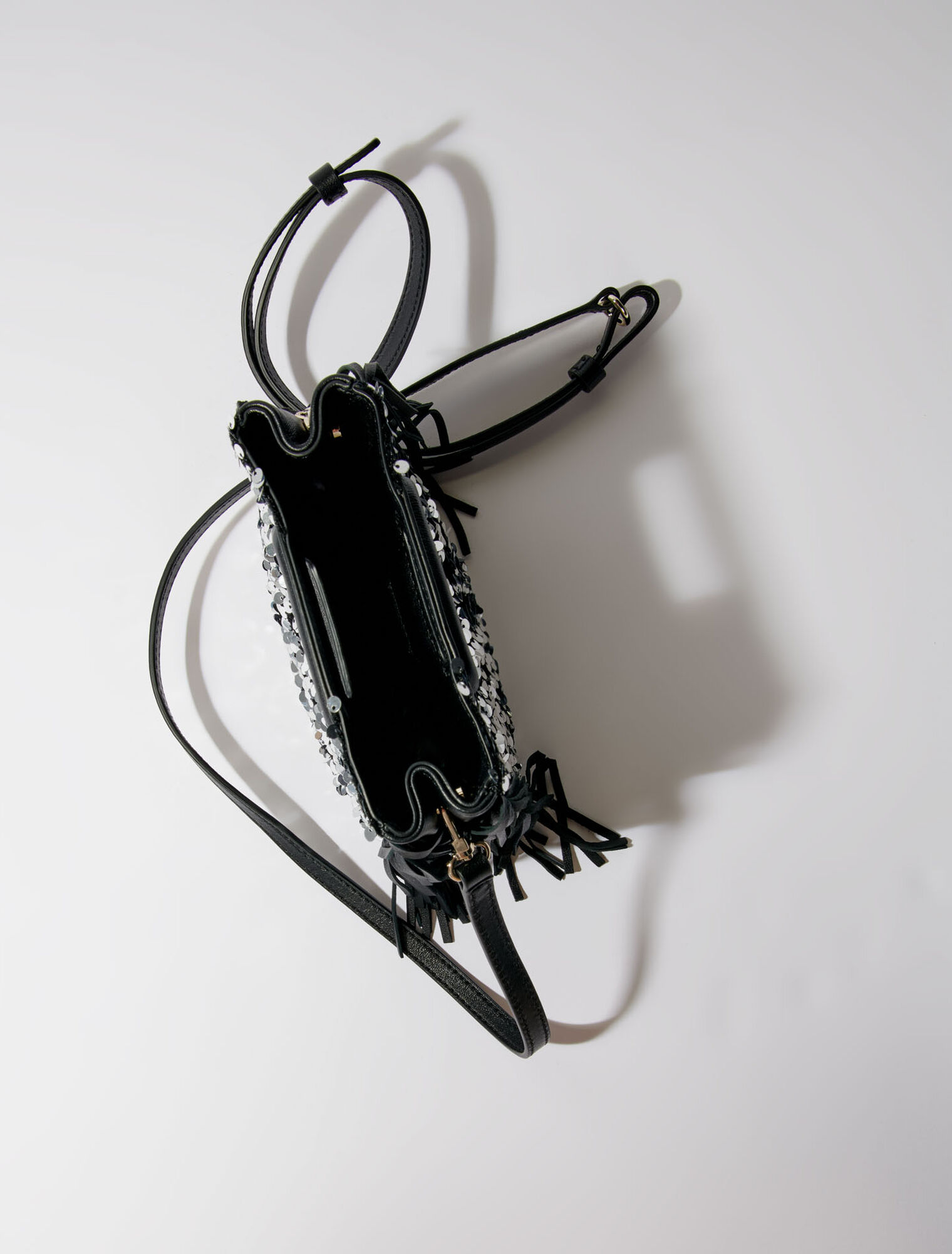 Bolso M mini con lentejuelas