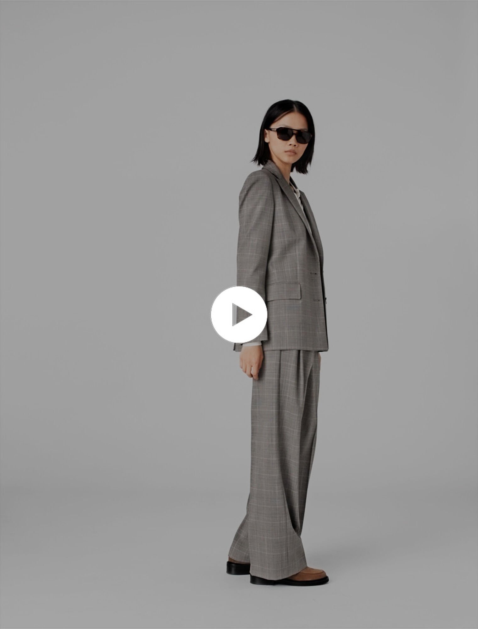 Chaqueta de traje a cuadros