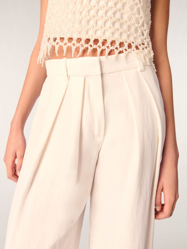 Pantalón sastre ancho