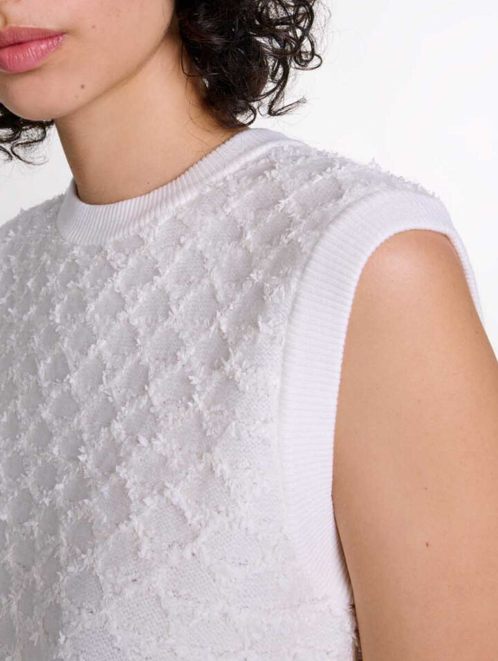 Jersey de punto sin mangas