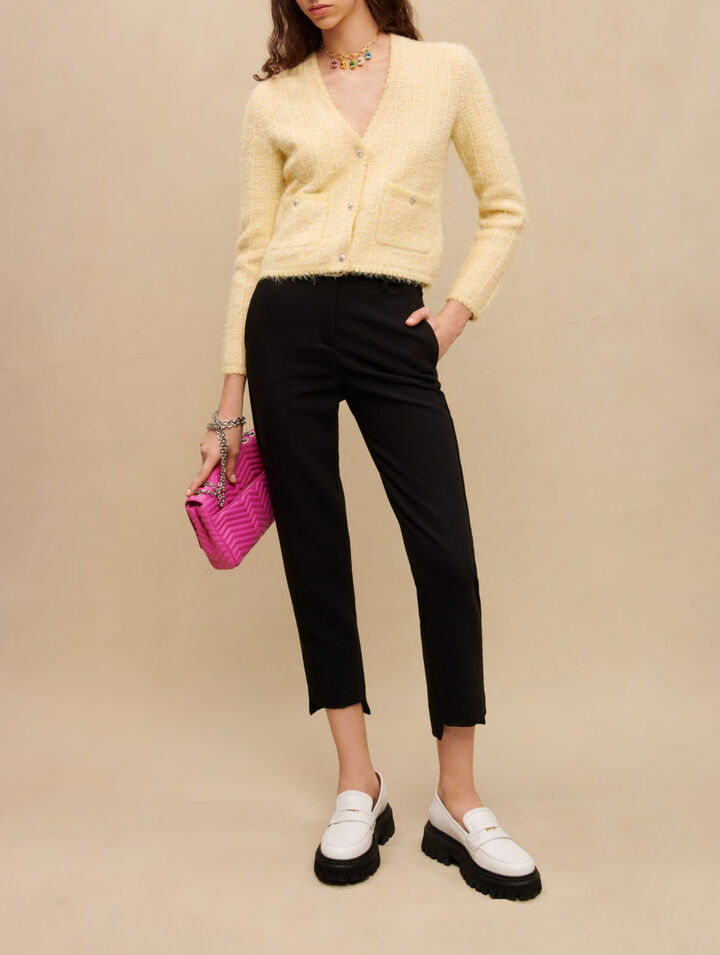Pantalón traje recto