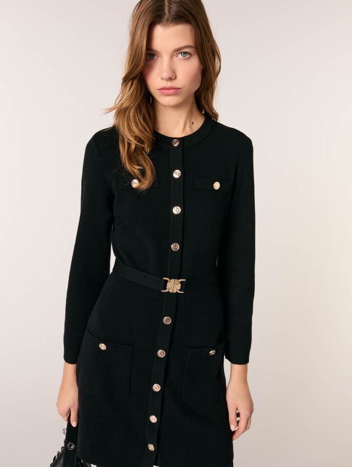 Vestido 2 en 1 con capa desmontable