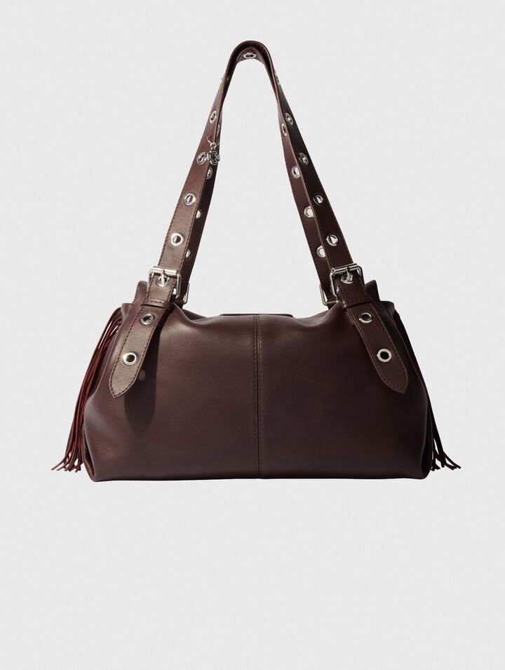 Bolso Miss M XL de cuero liso